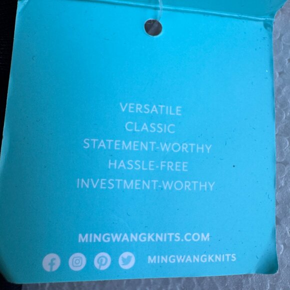 Ming Wang 3X Knit Pant Indigo Blue Pull On Comfort Straight Leg Basic Cut NWT - Picture 7 of 14